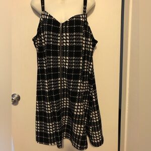 Black and White Checkered Dress